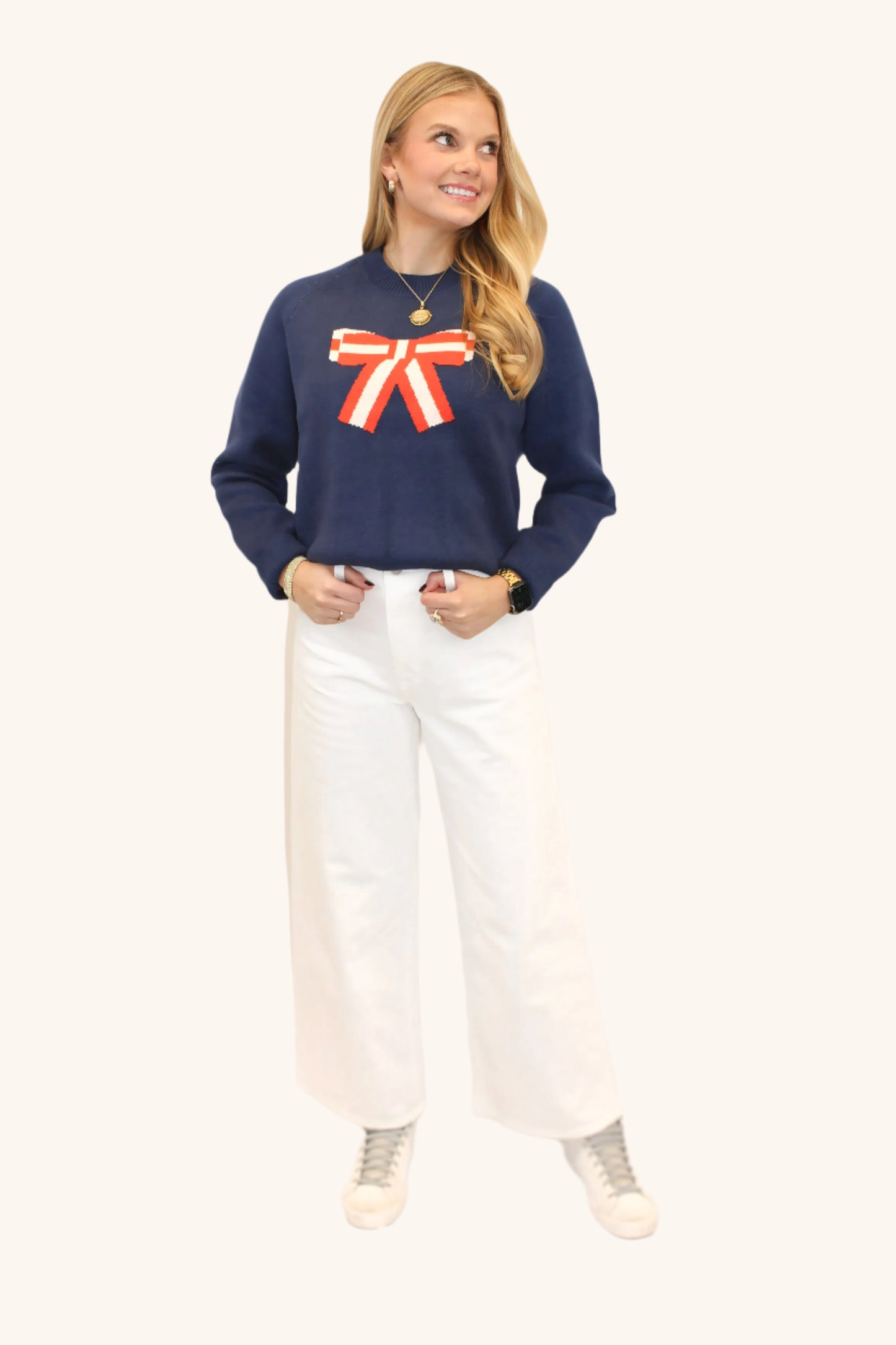 THML:  Becky Bow Sweater