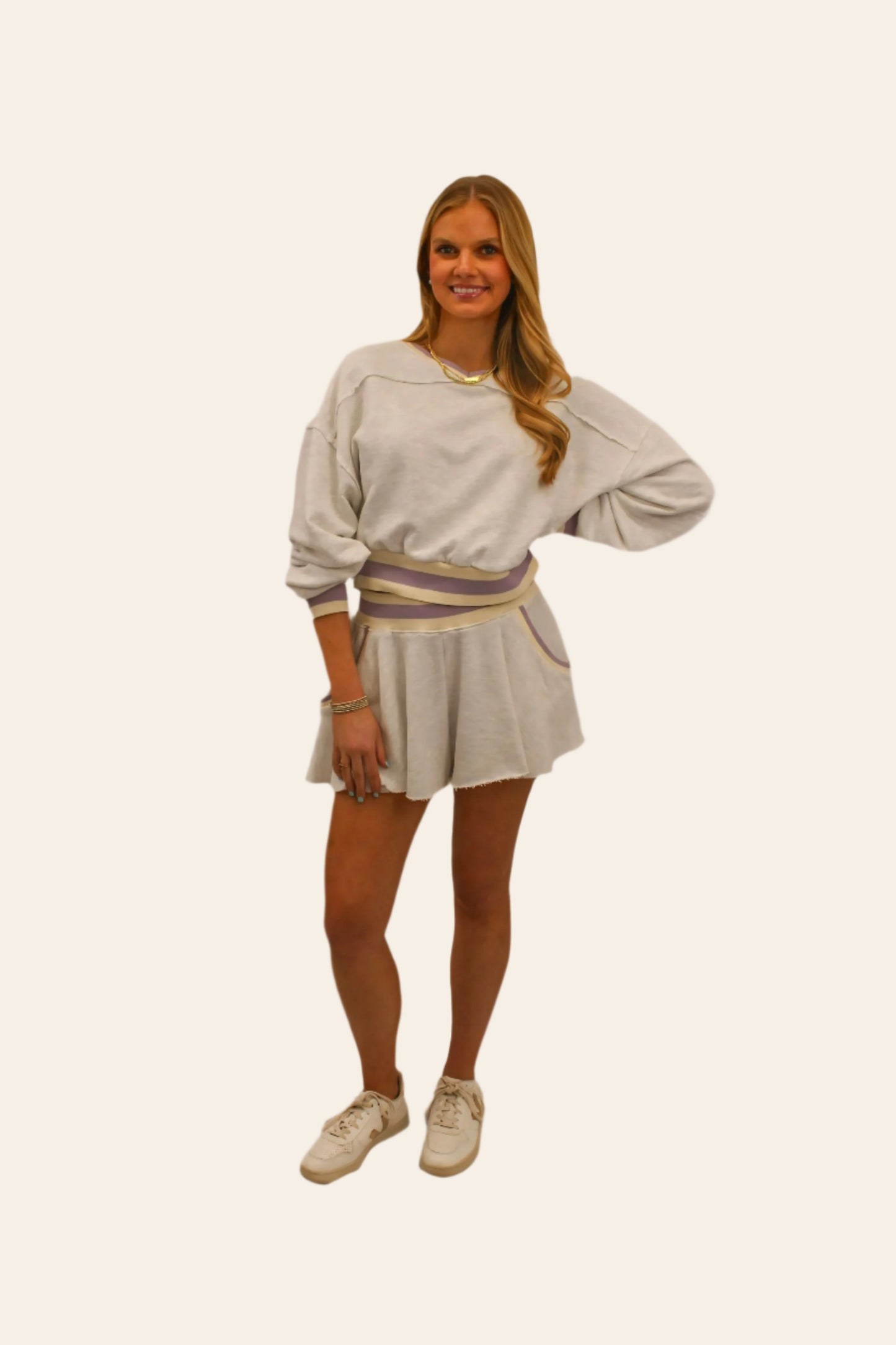Willow Stripe Lounge Set