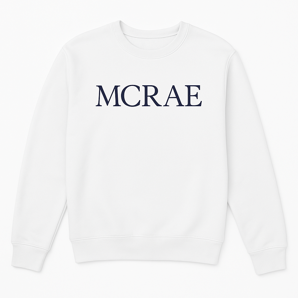 Shop McRae Crewneck - White