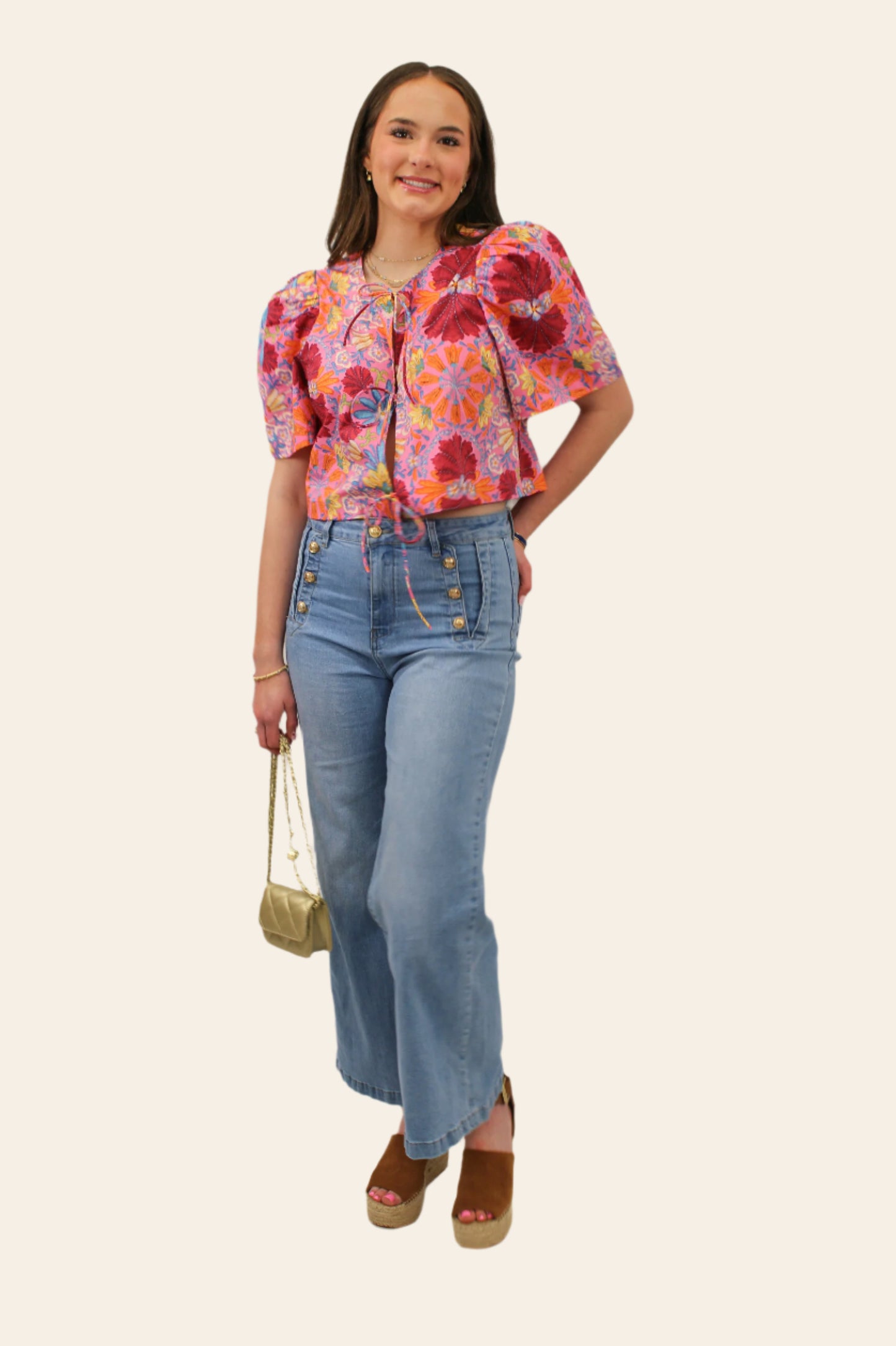 Kinsley Straight Flared Jeans