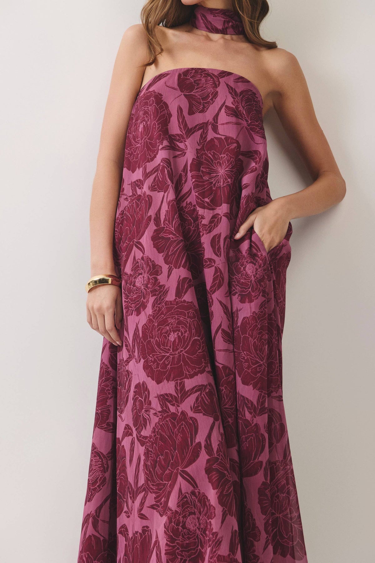 Susanna Scarf Maxi Dress
