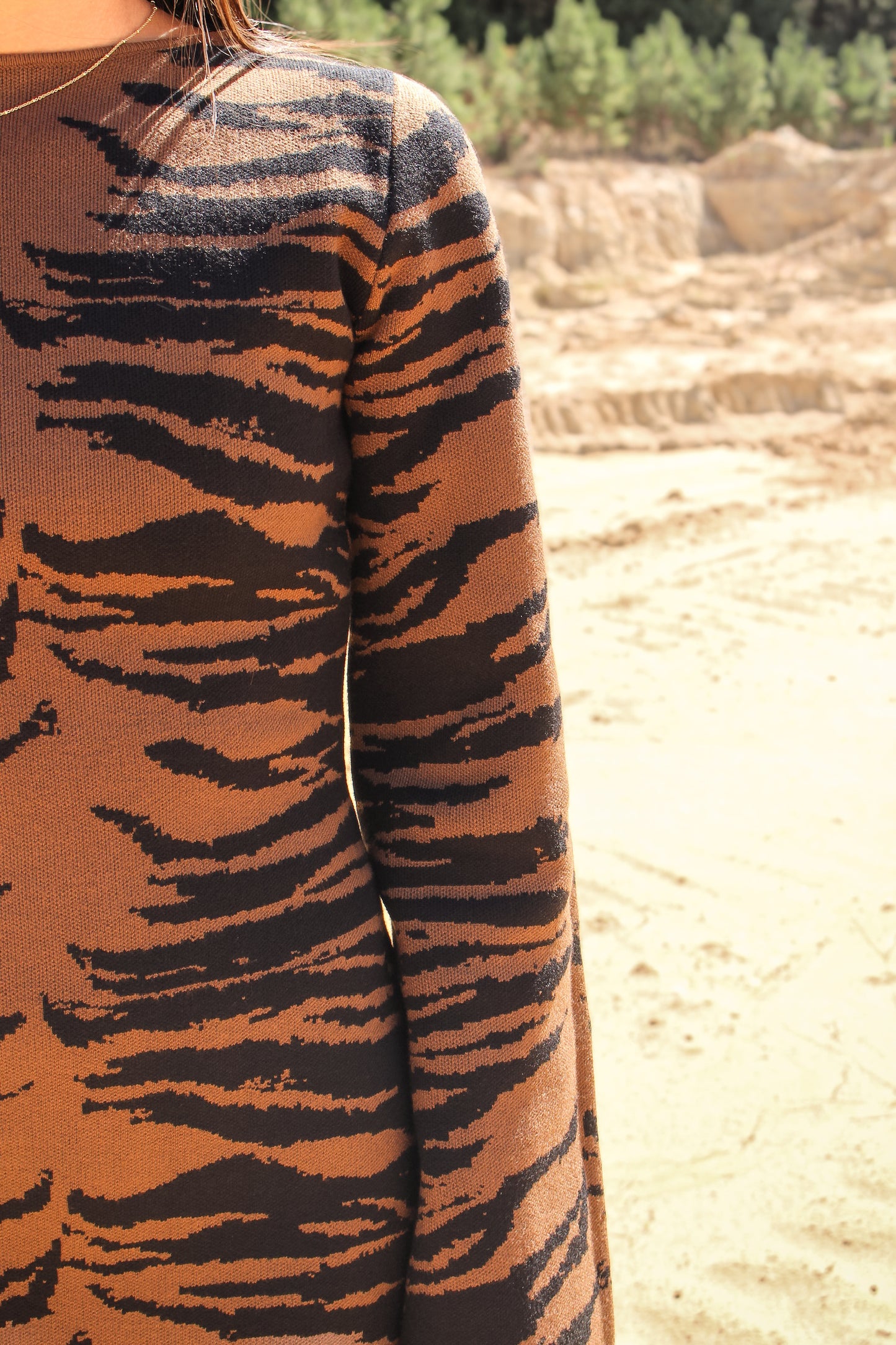 Aspen Tiger Stripe Maxi