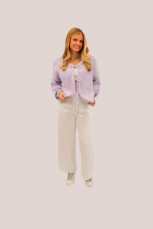 Kailey Bow Tie Cardigan