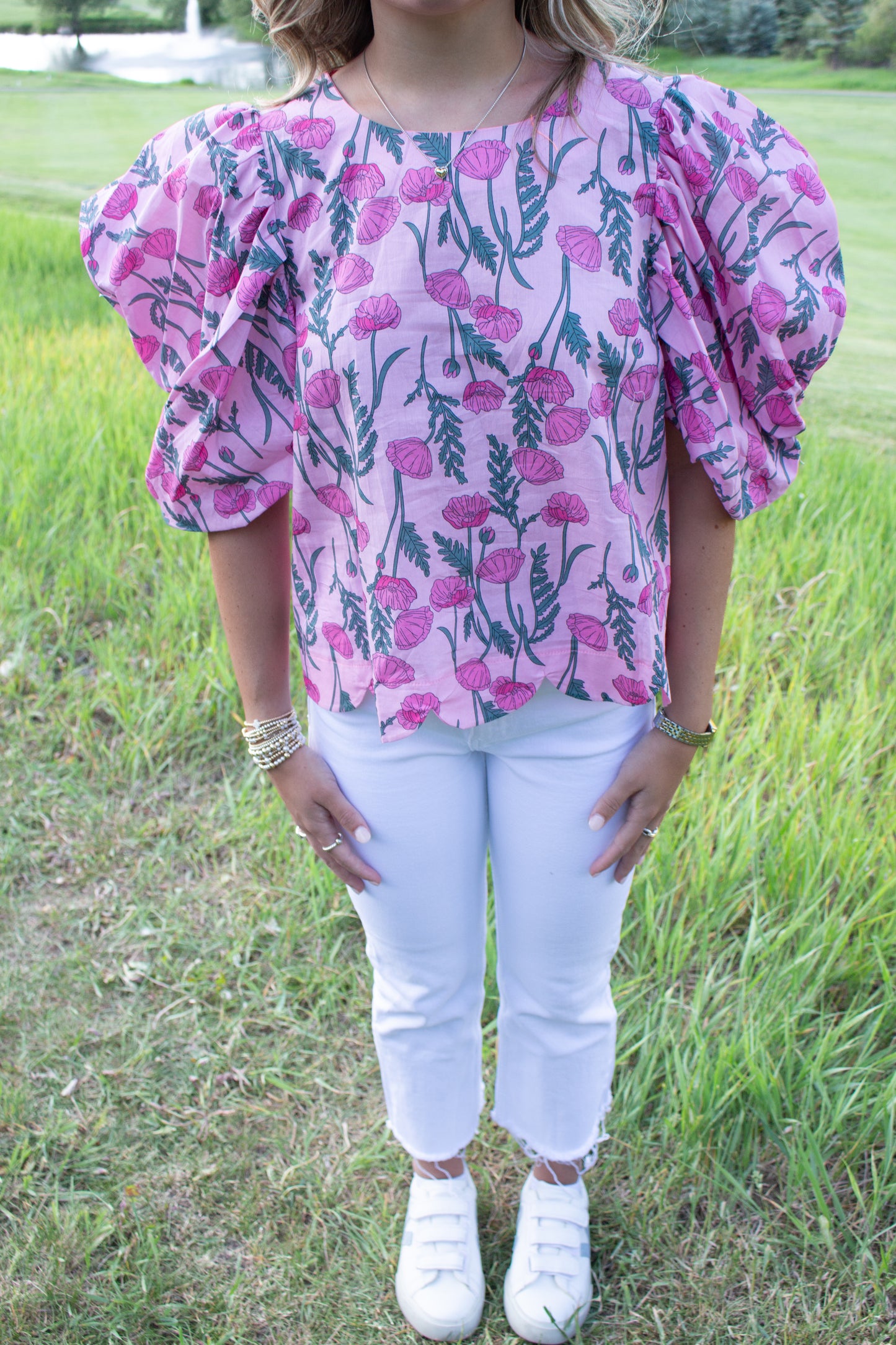 Solene Floral Top