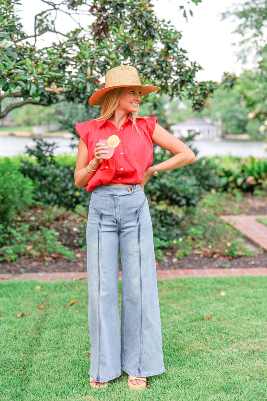 Allison Wide-Leg Jeans