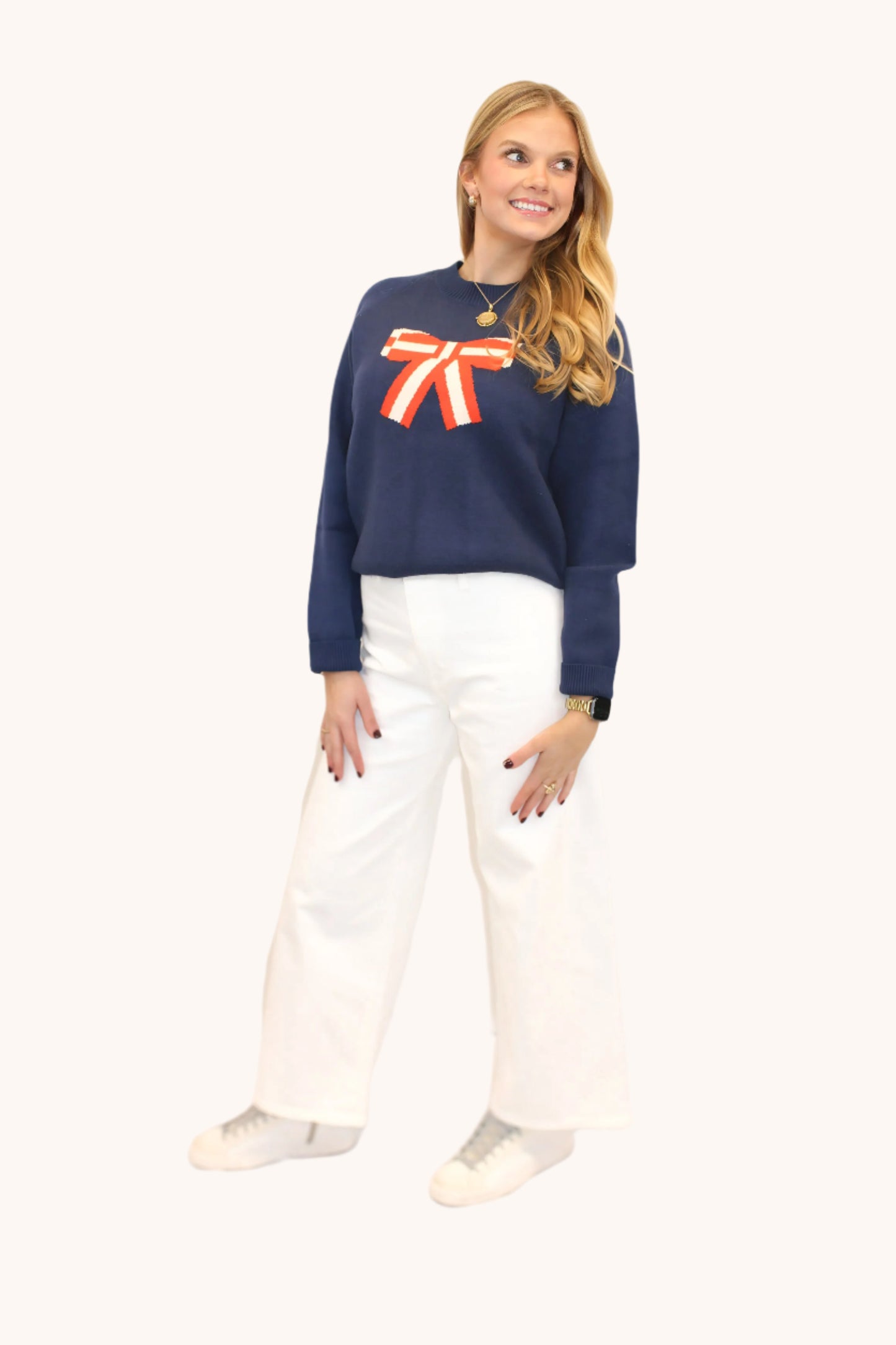 THML:  Becky Bow Sweater