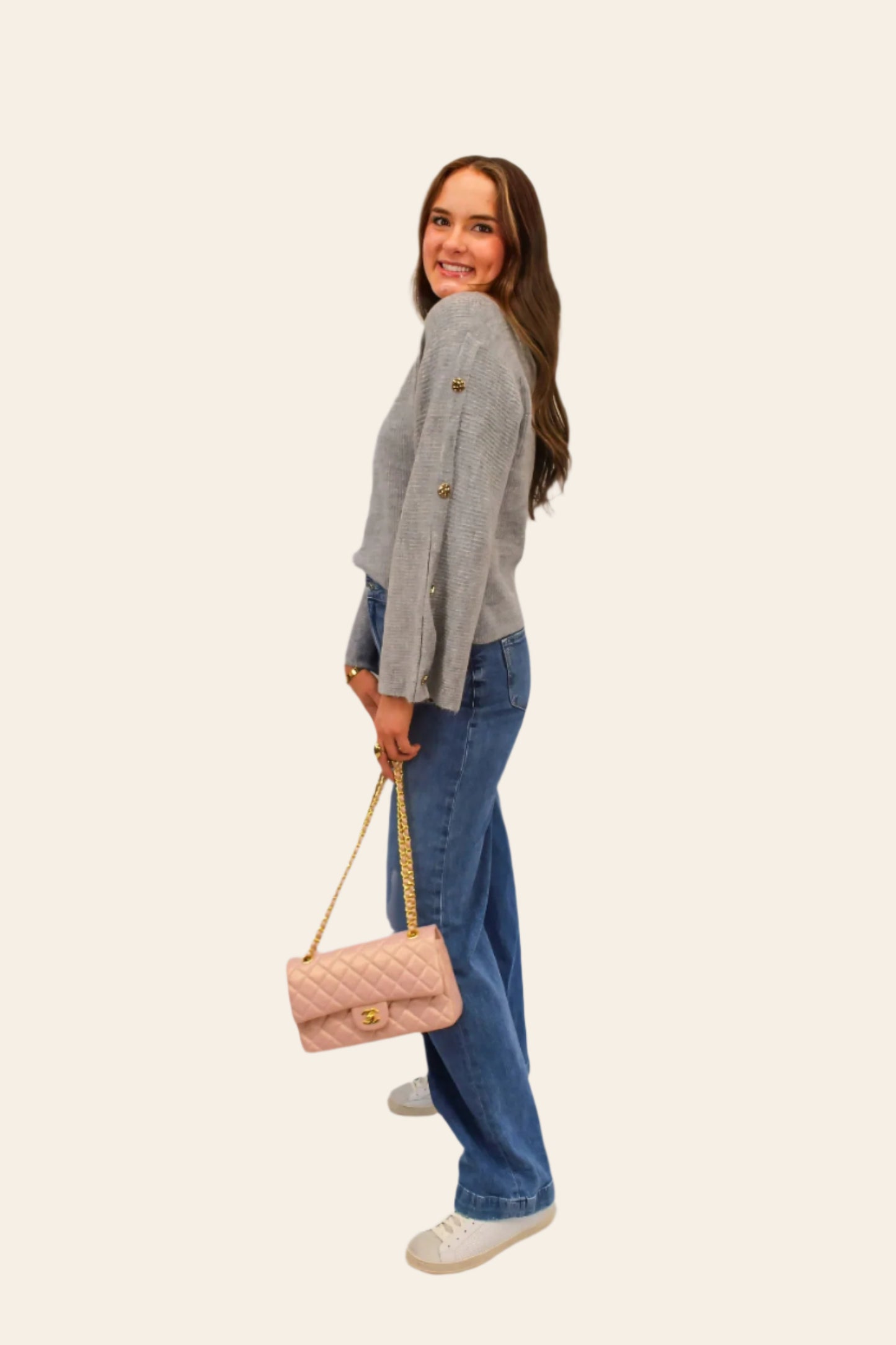 THML: Madison Grey Pullover Sweater