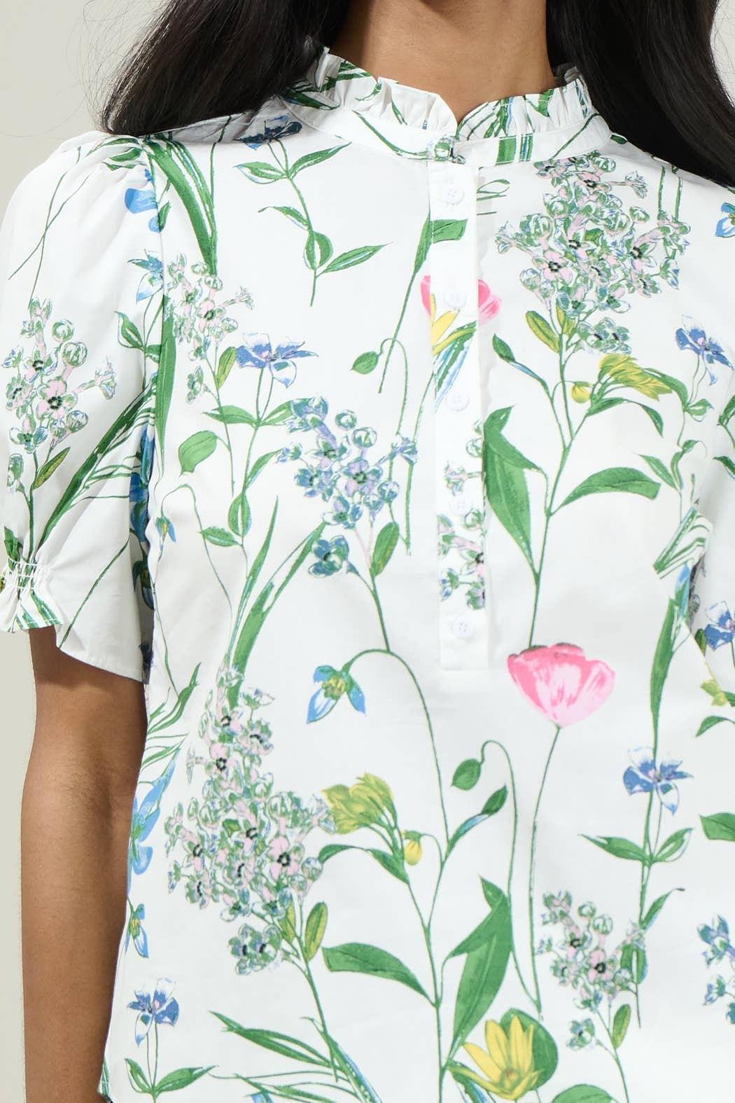 Clovi Puff Sleeve Top