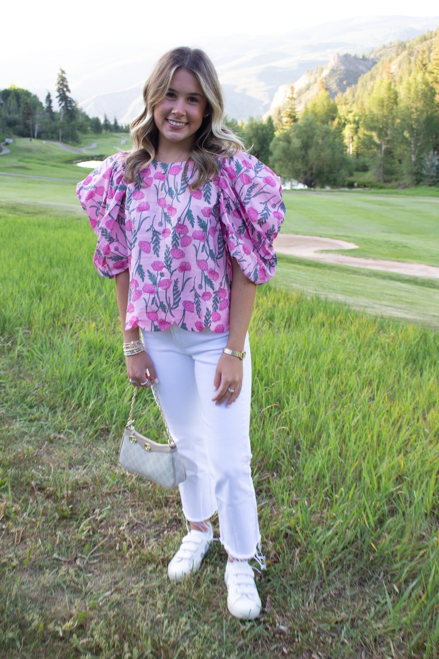 Solene Floral Top