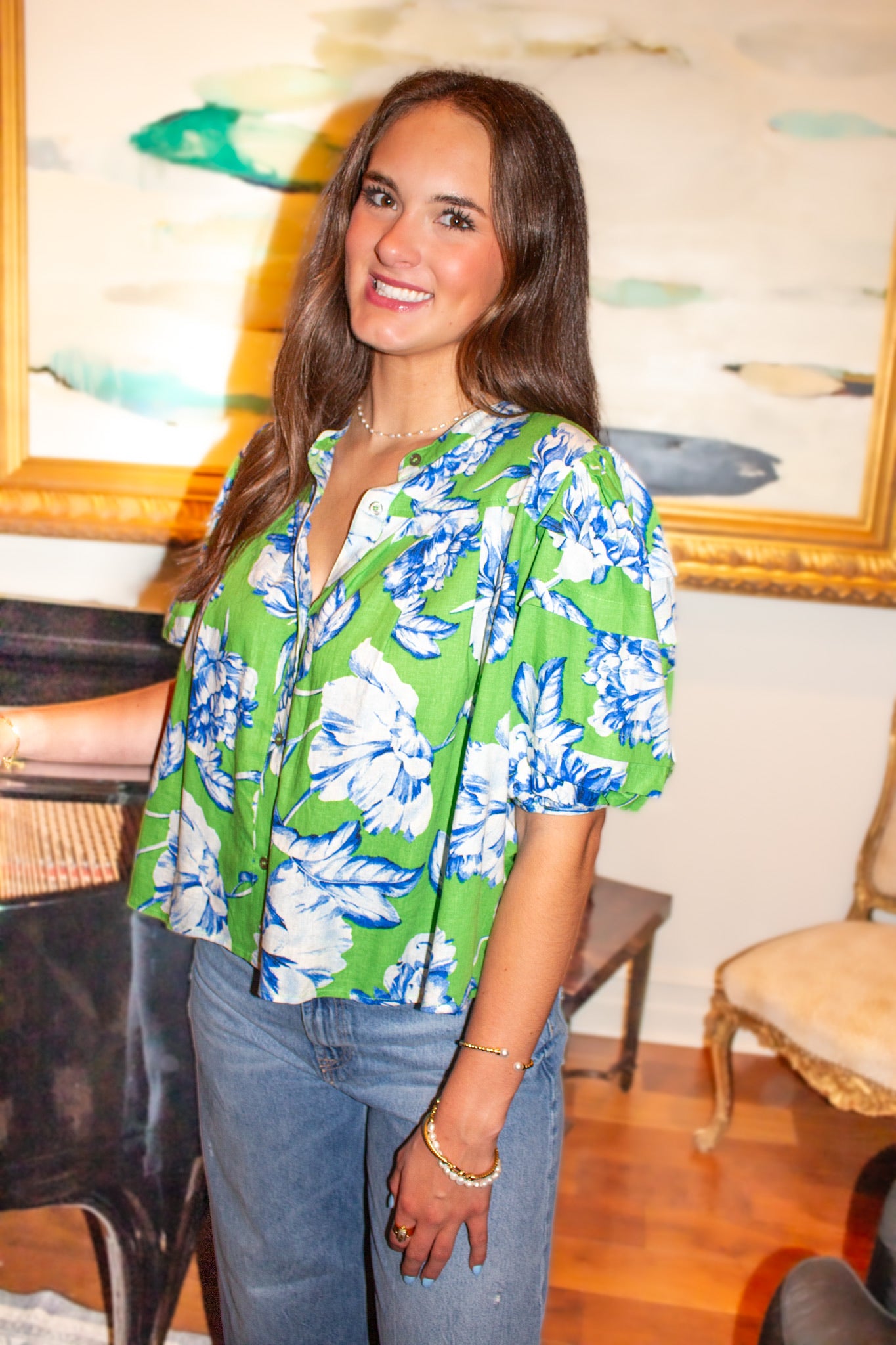 Callie Puff Sleeve Top