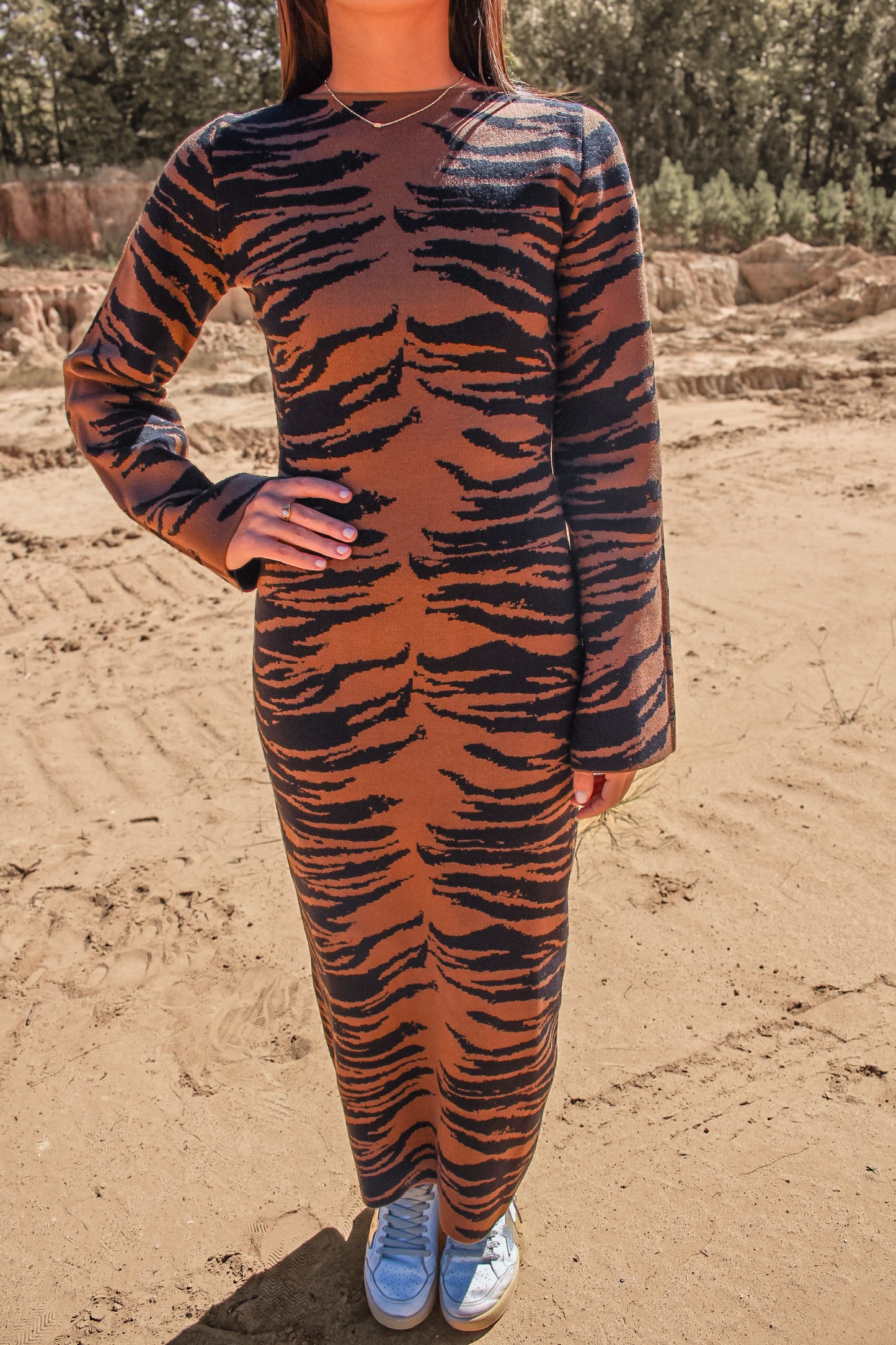 Aspen Tiger Stripe Maxi