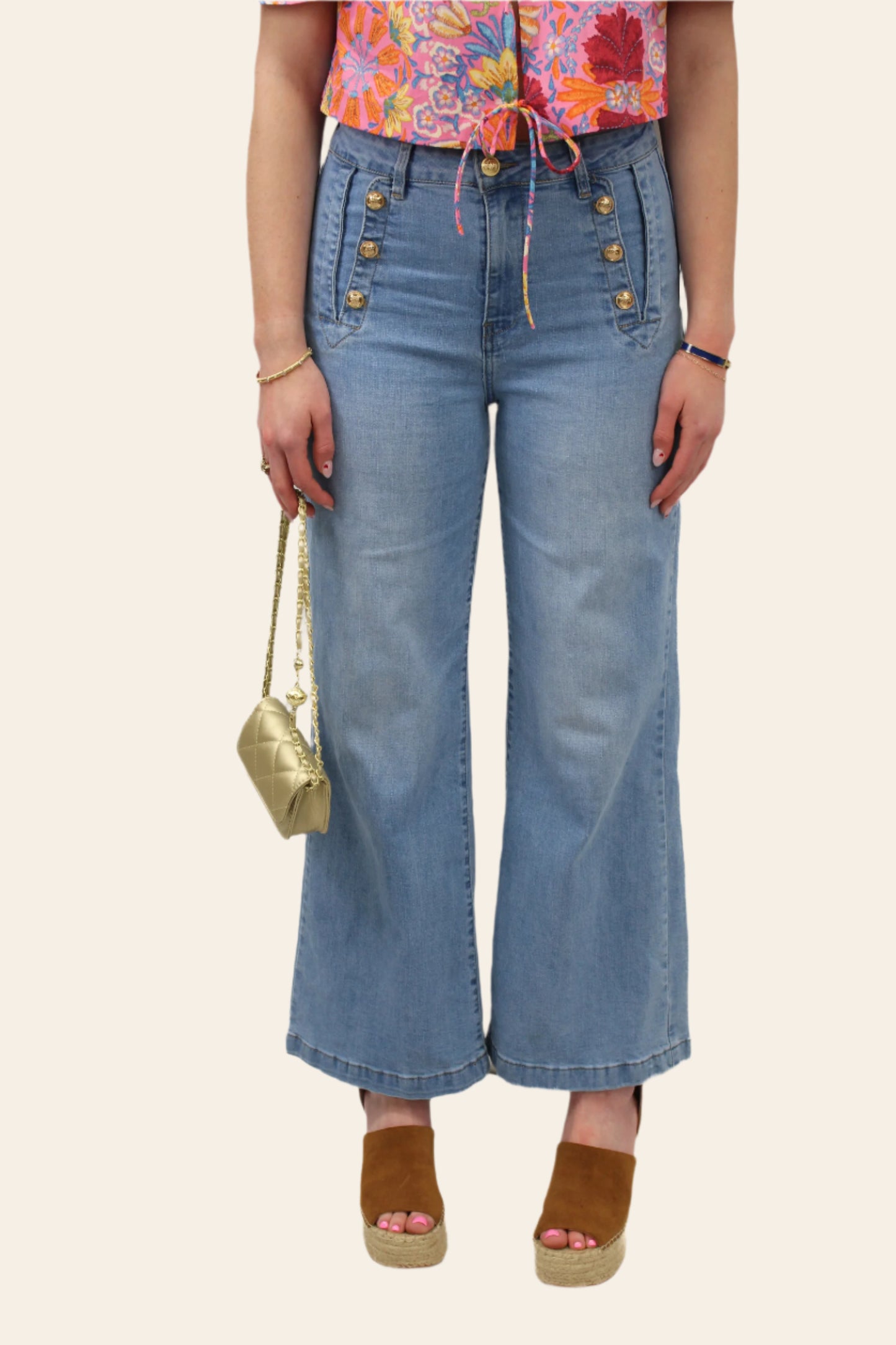 Kinsley Straight Flared Jeans
