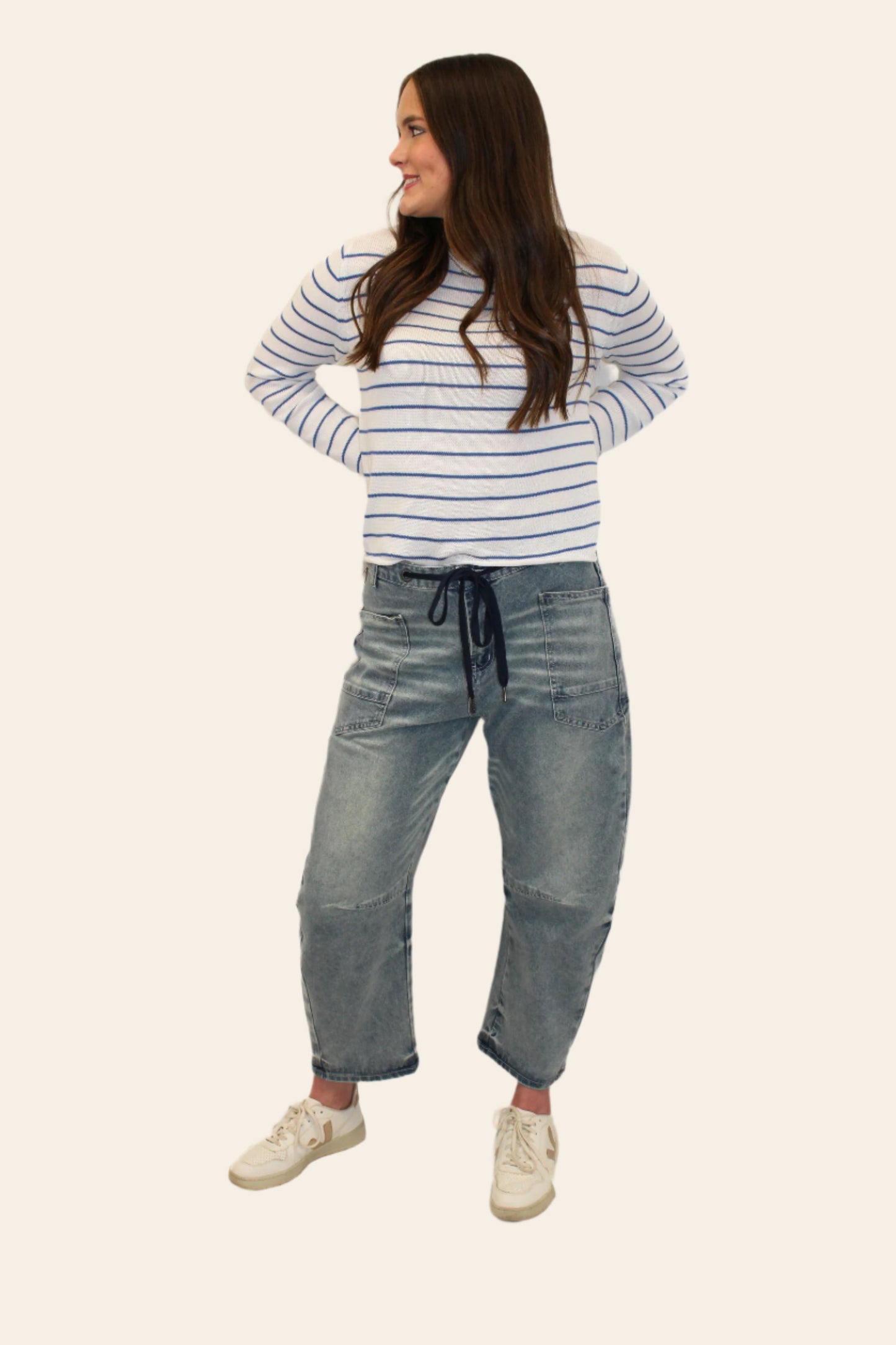 The Maggie Barrel Jean