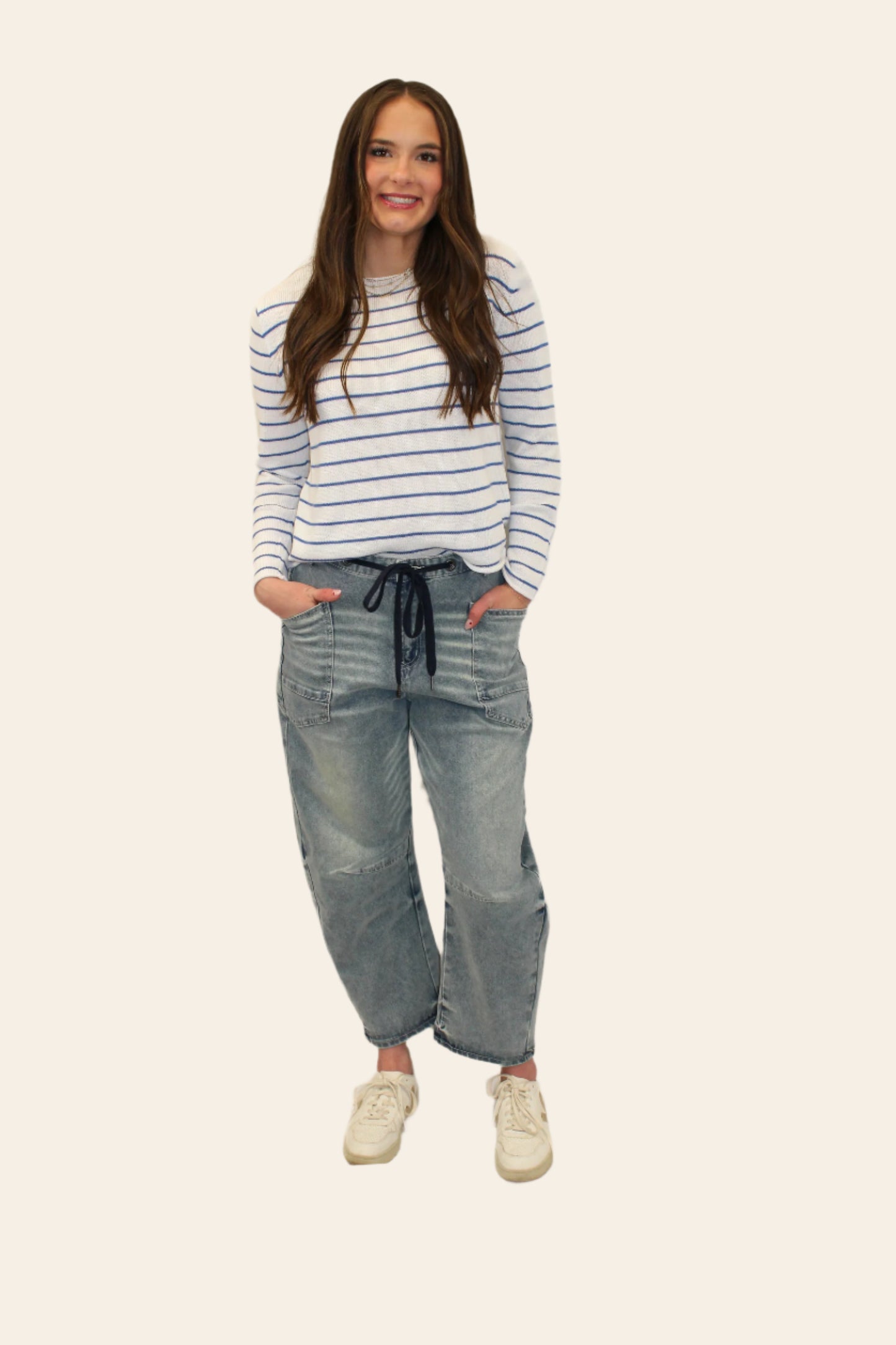 The Maggie Barrel Jean