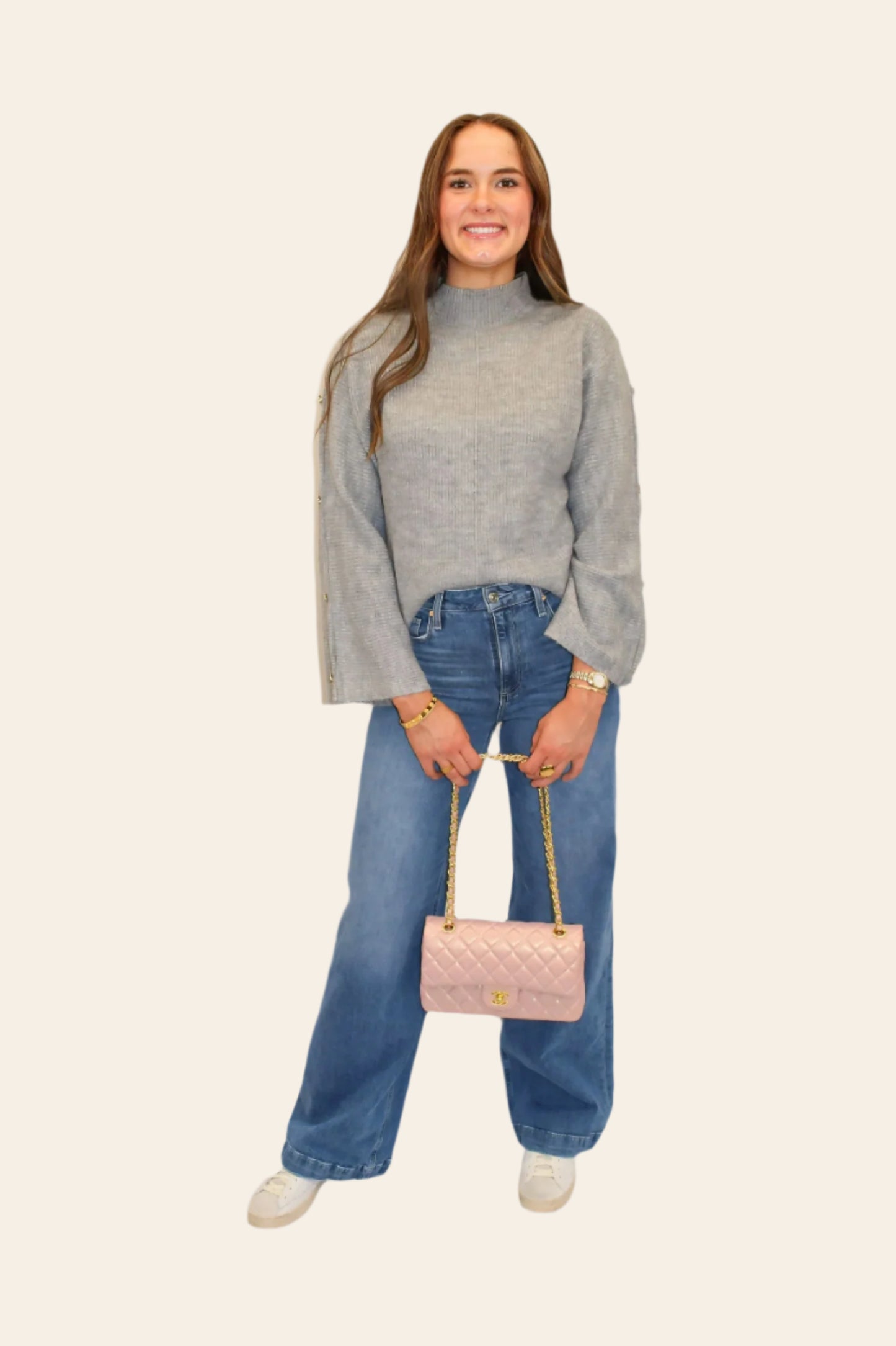 THML: Madison Grey Pullover Sweater