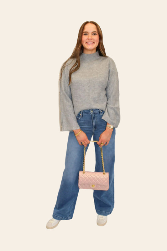 THML:  Madison Grey Pullover Sweater