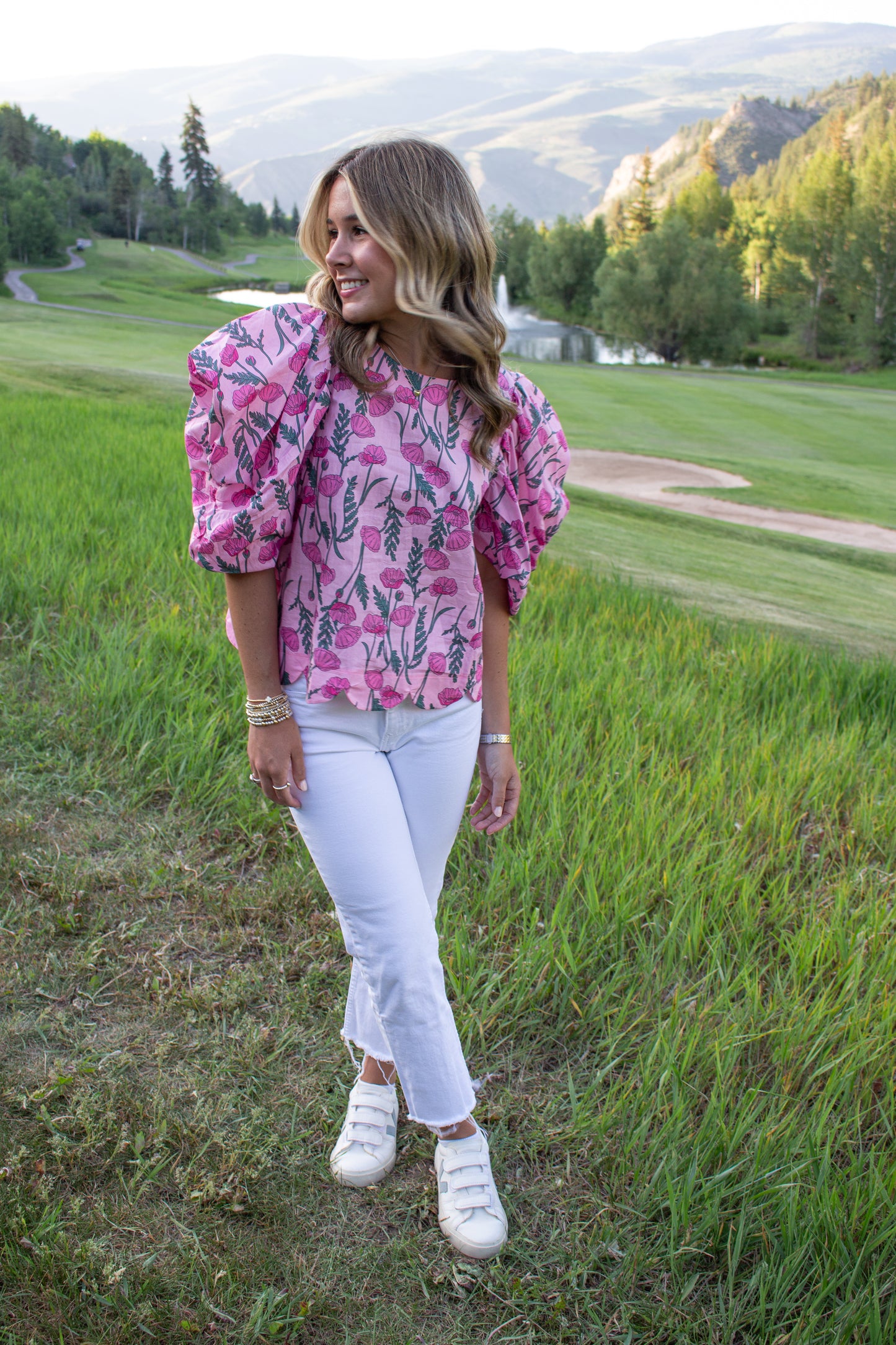 Solene Floral Top