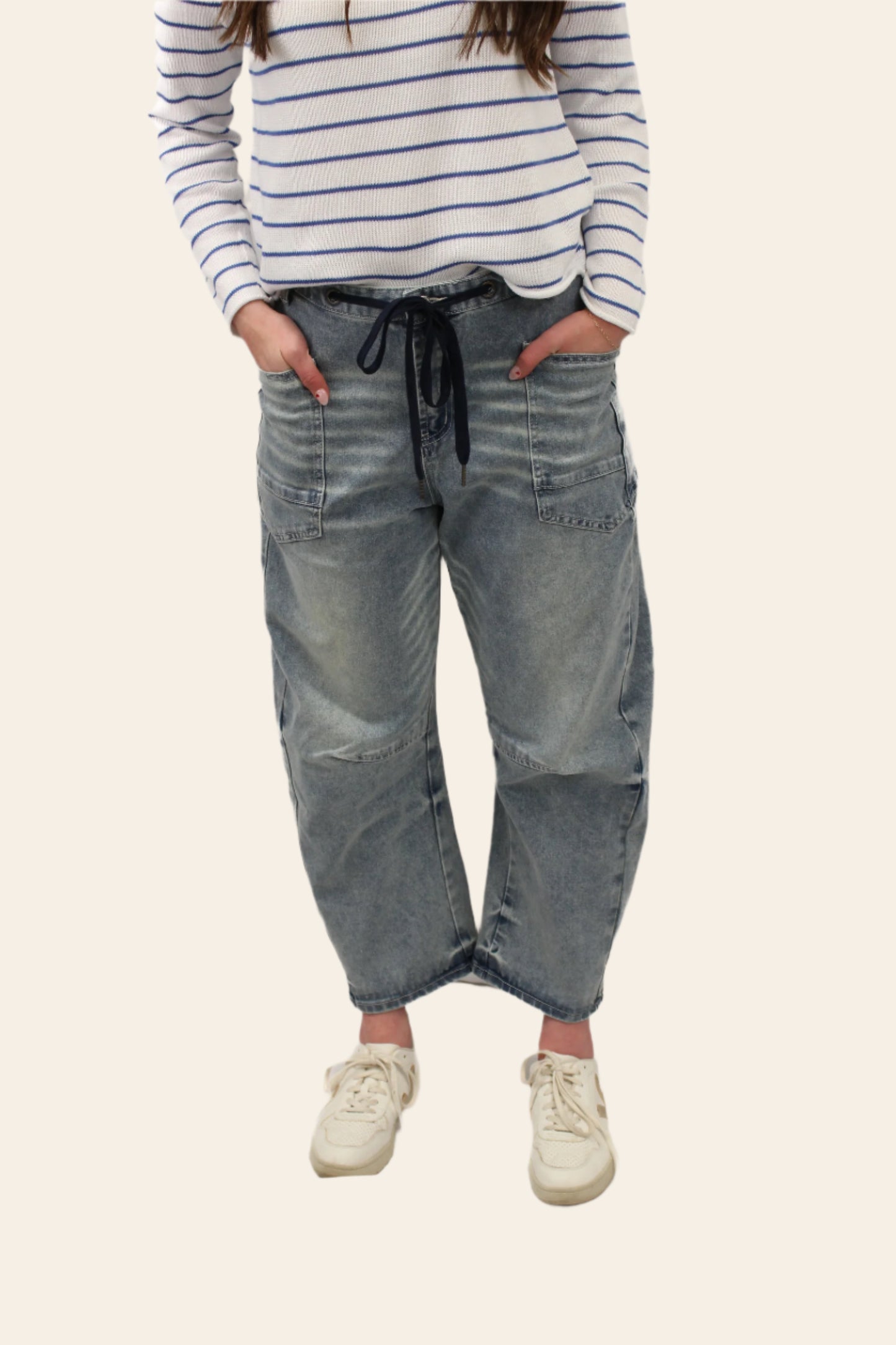 The Maggie Barrel Jean