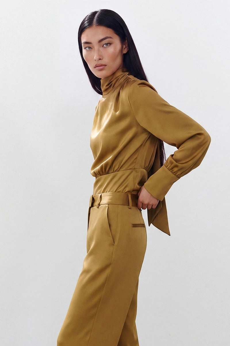 Beverly Satin Blouse
