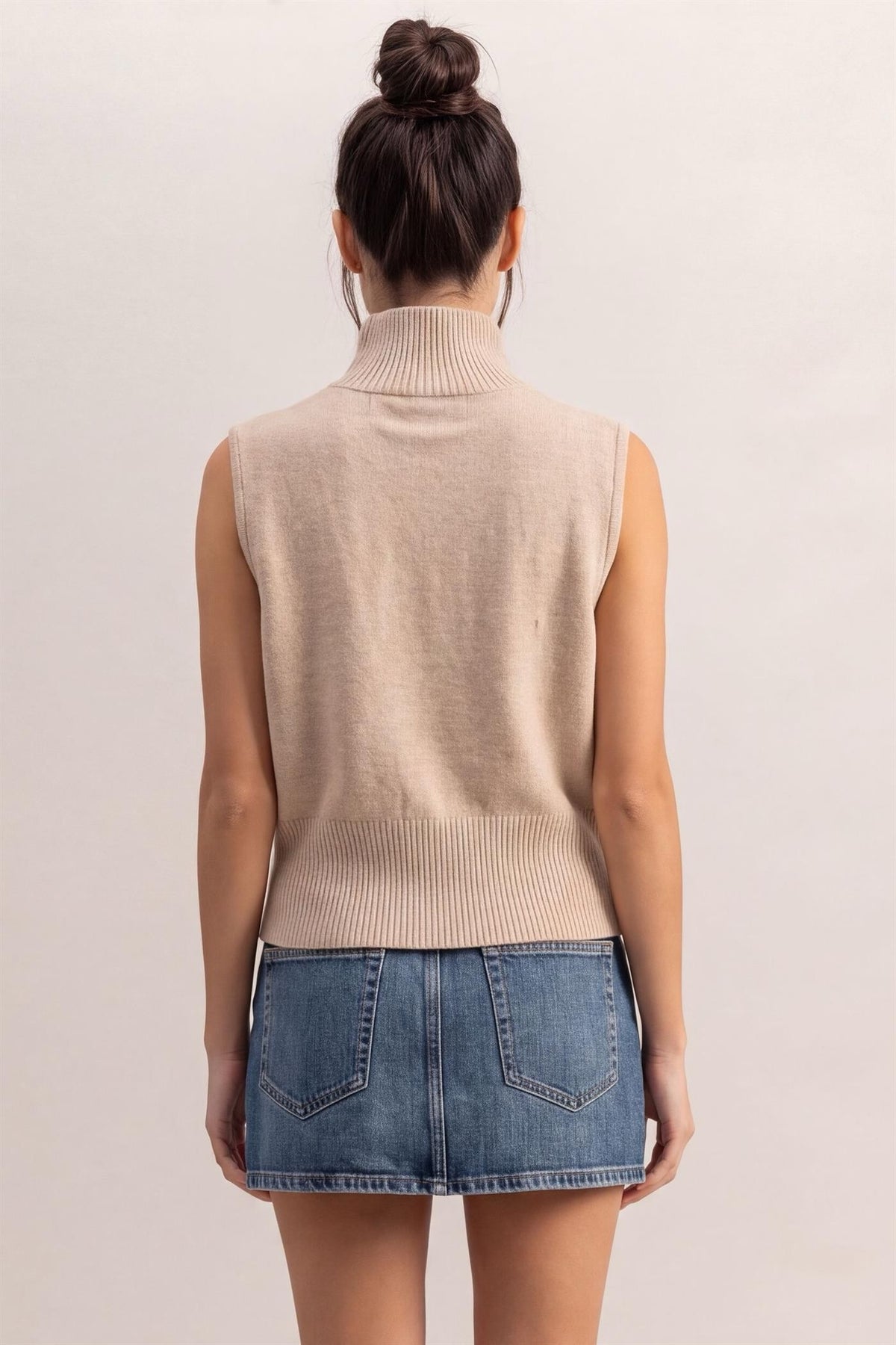 Addie Top -Taupe
