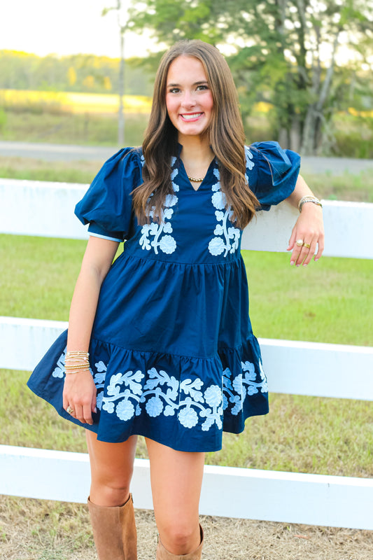 Cordelia Embroidered Dress