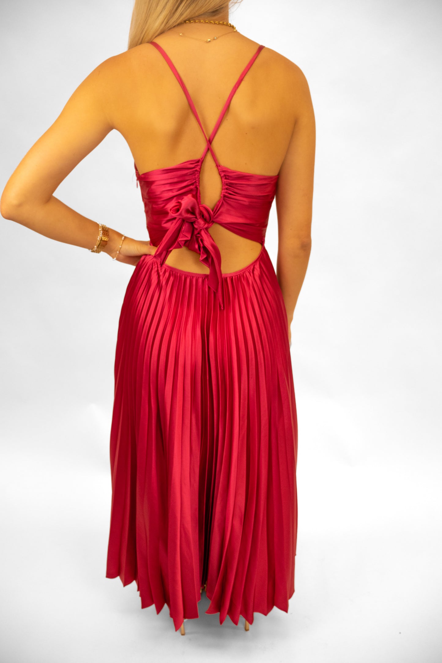 Becky Pleated Dress