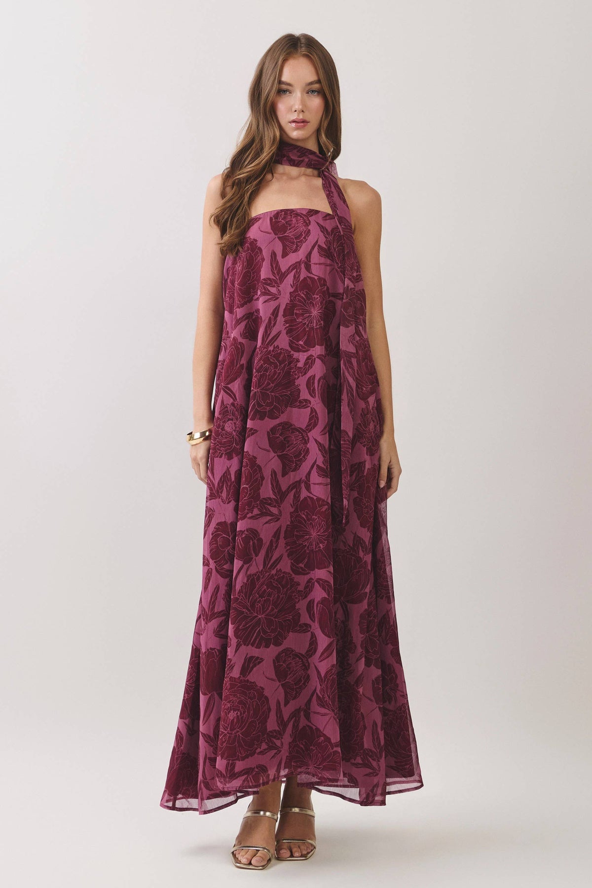 Susanna Scarf Maxi Dress