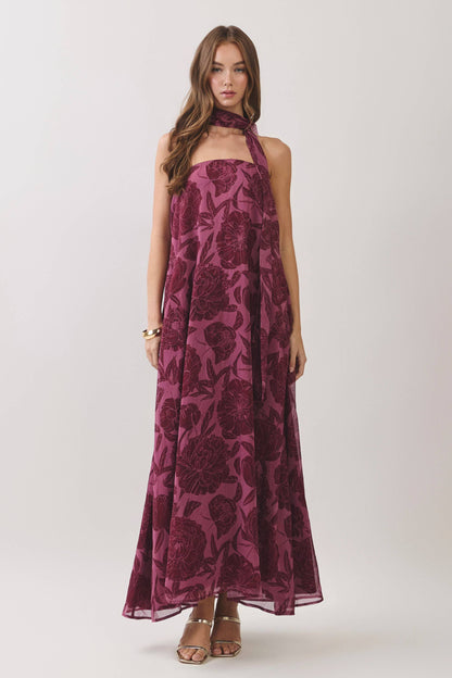Susanna Scarf Maxi Dress