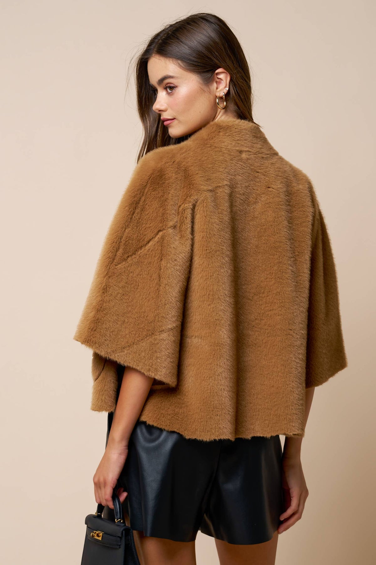 Sarita Cape Sleeve Jacket w/ Pockets