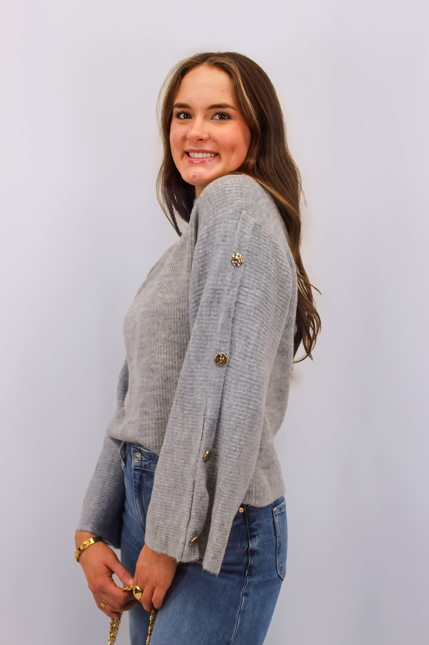 THML:  Madison Grey Pullover Sweater