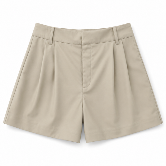 Arden Tailored Shorts - Cream