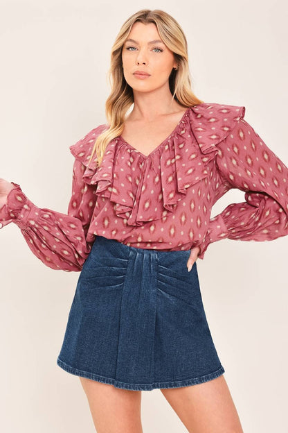 Allene Denim Skort