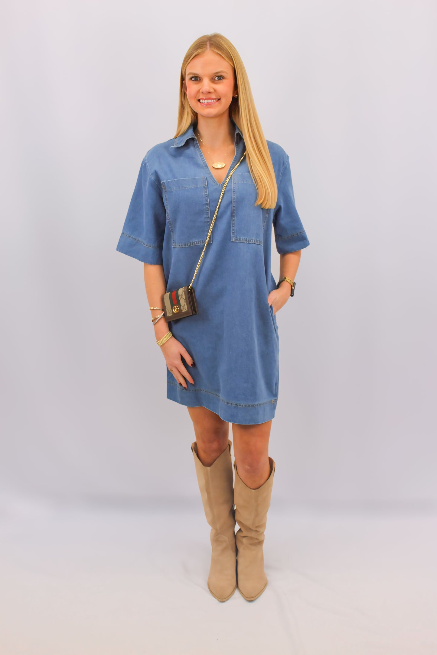 Clara Denim Dress