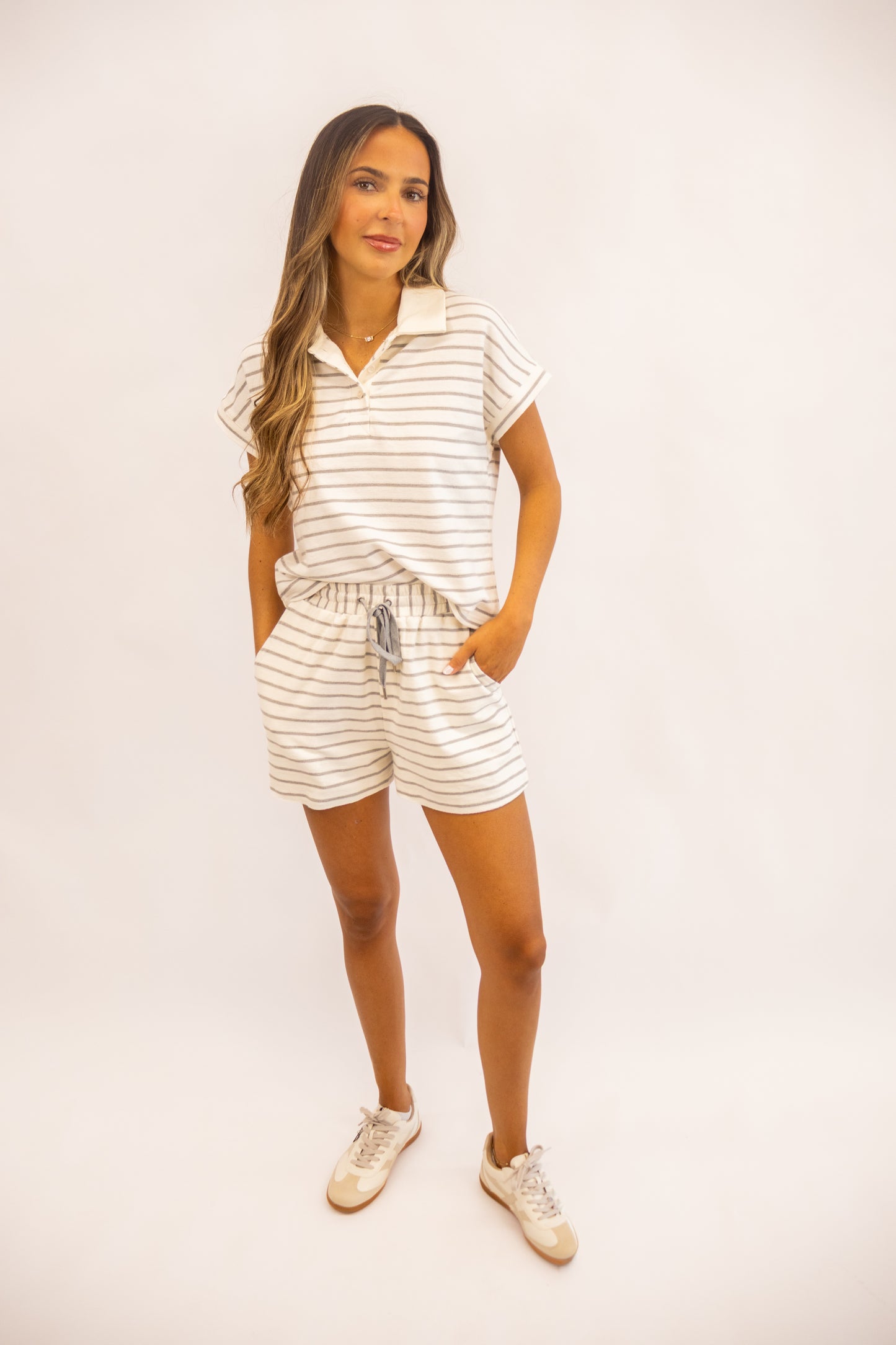 Grey Stripe Set