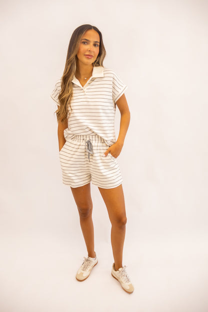 Grey Stripe Set