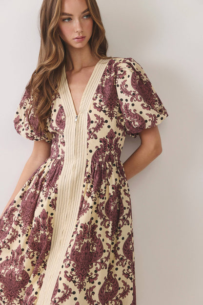 Paisley Midi Dress