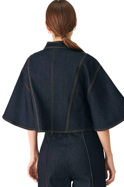 Davis Denim Cape