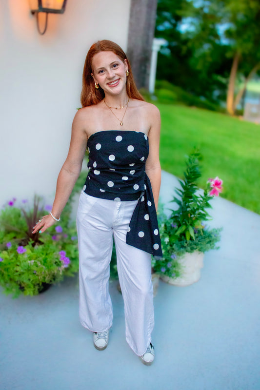 Ivana Polka Dot Top