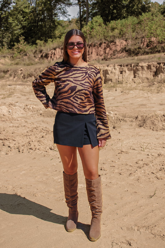 Wren Tiger Stripe Top