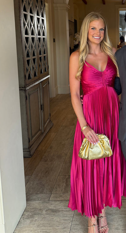 Becky Pleated Dress