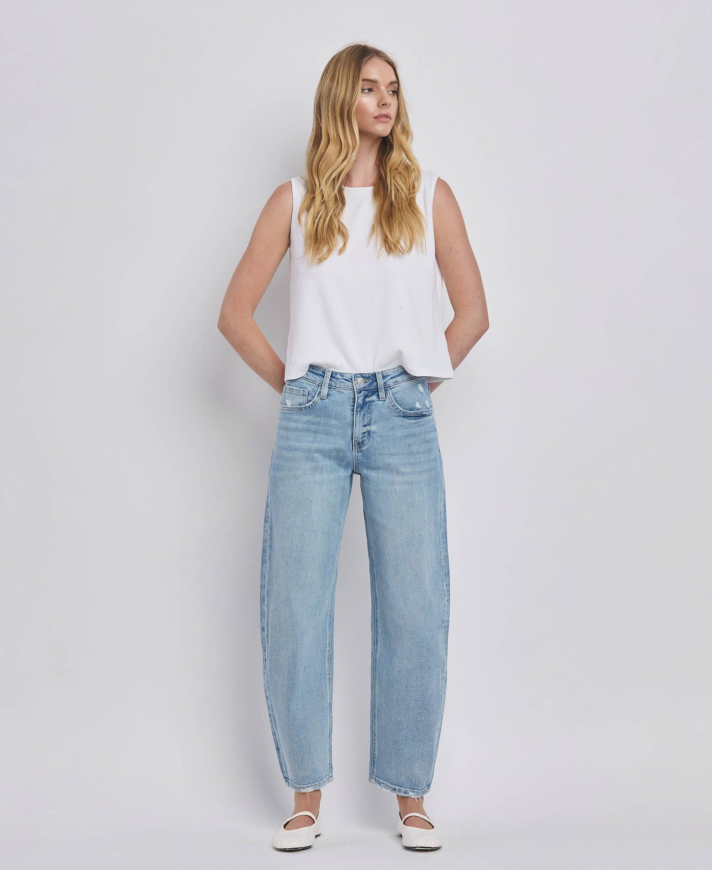 Francie Barrel Jeans
