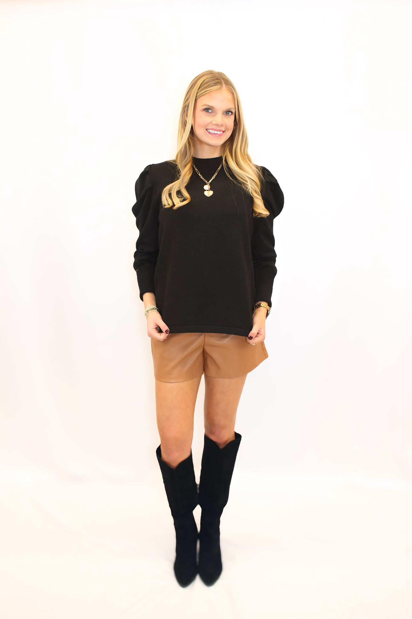 Bishop Knit Sweater Top