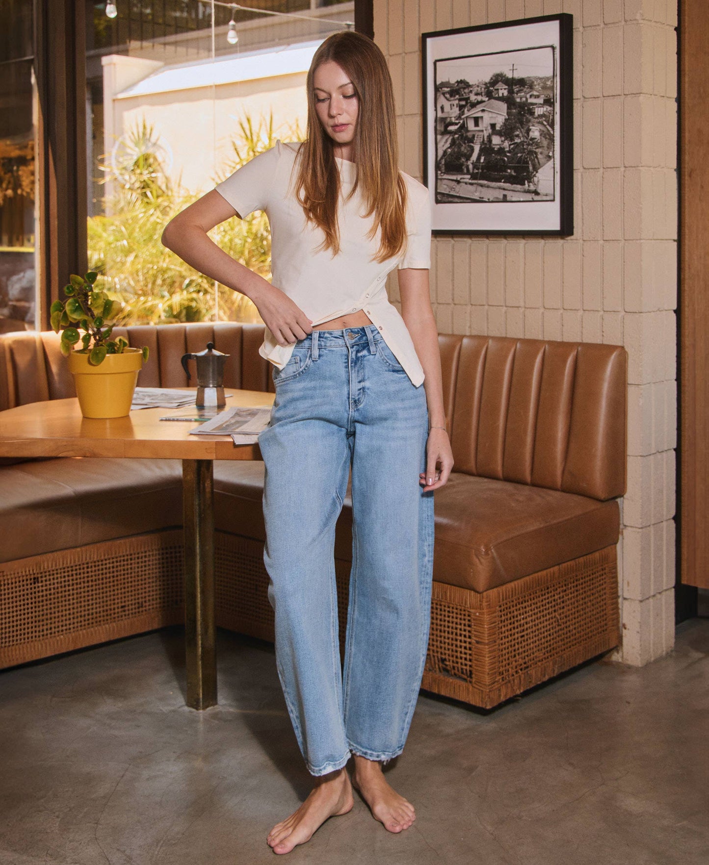 Francie Barrel Jeans