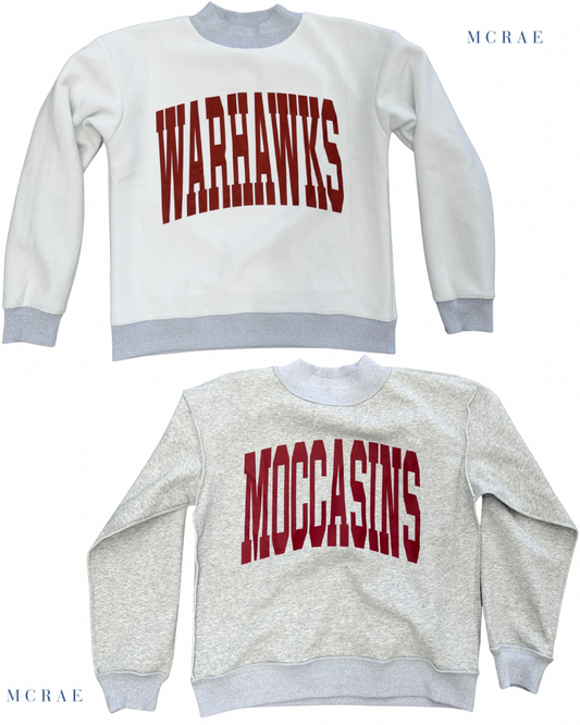 Warhawks/Moccasins Mock-neck