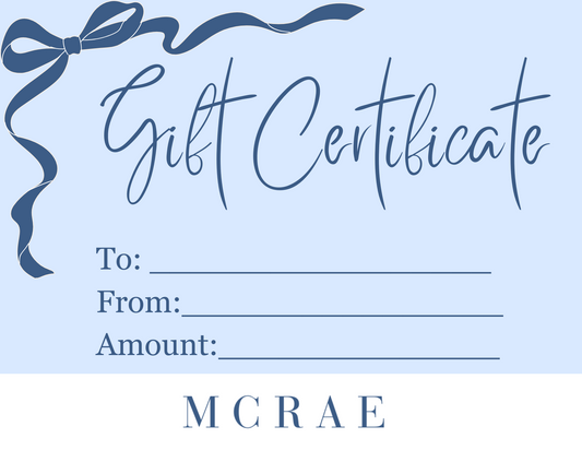 McRae Gift Card