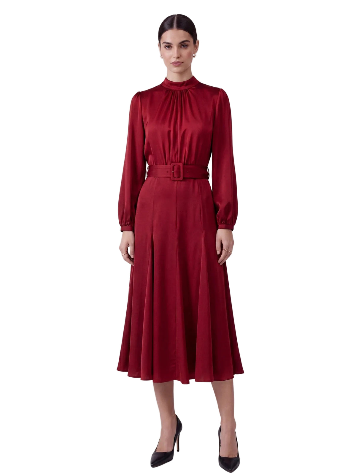 Veronica Satin Maxi Dress