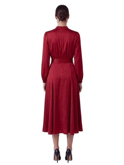 Veronica Satin Maxi Dress