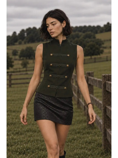 Bethany Button Top