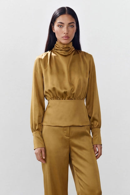 Beverly Satin Blouse