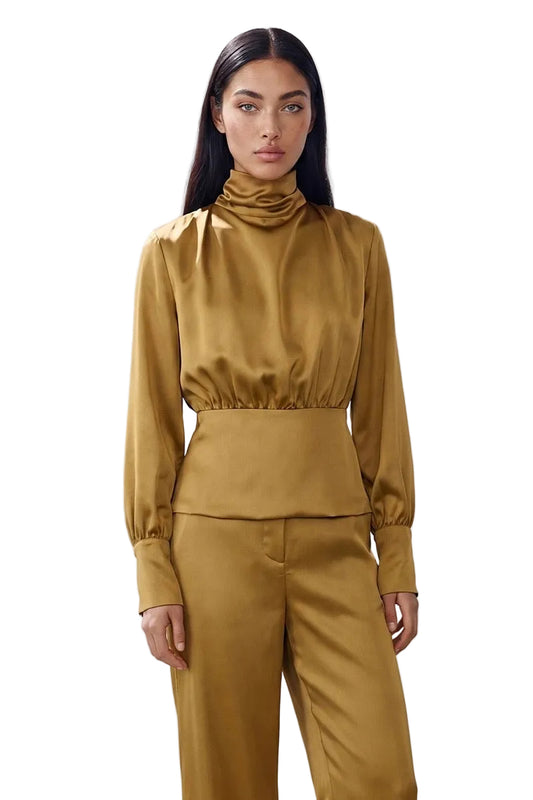 Beverly Satin Blouse
